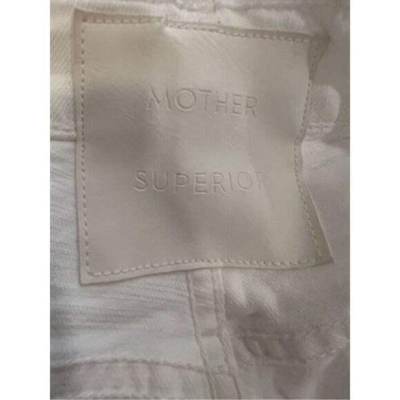 Mother Women's White The Stud Finder Sneak Utility Jeans Pants Size 29 NWOT - Picture 10 of 13